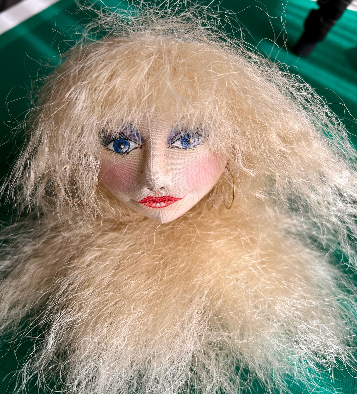 Fifties Blonde Girl Face