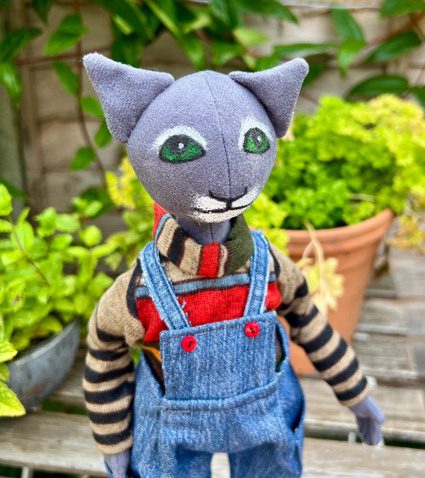CRACKER the Kit Kat Boy made by Jan Horrox