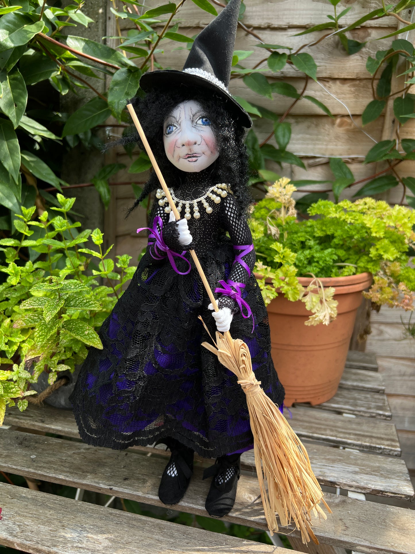 SALLY the Witch made by Jan Horrox