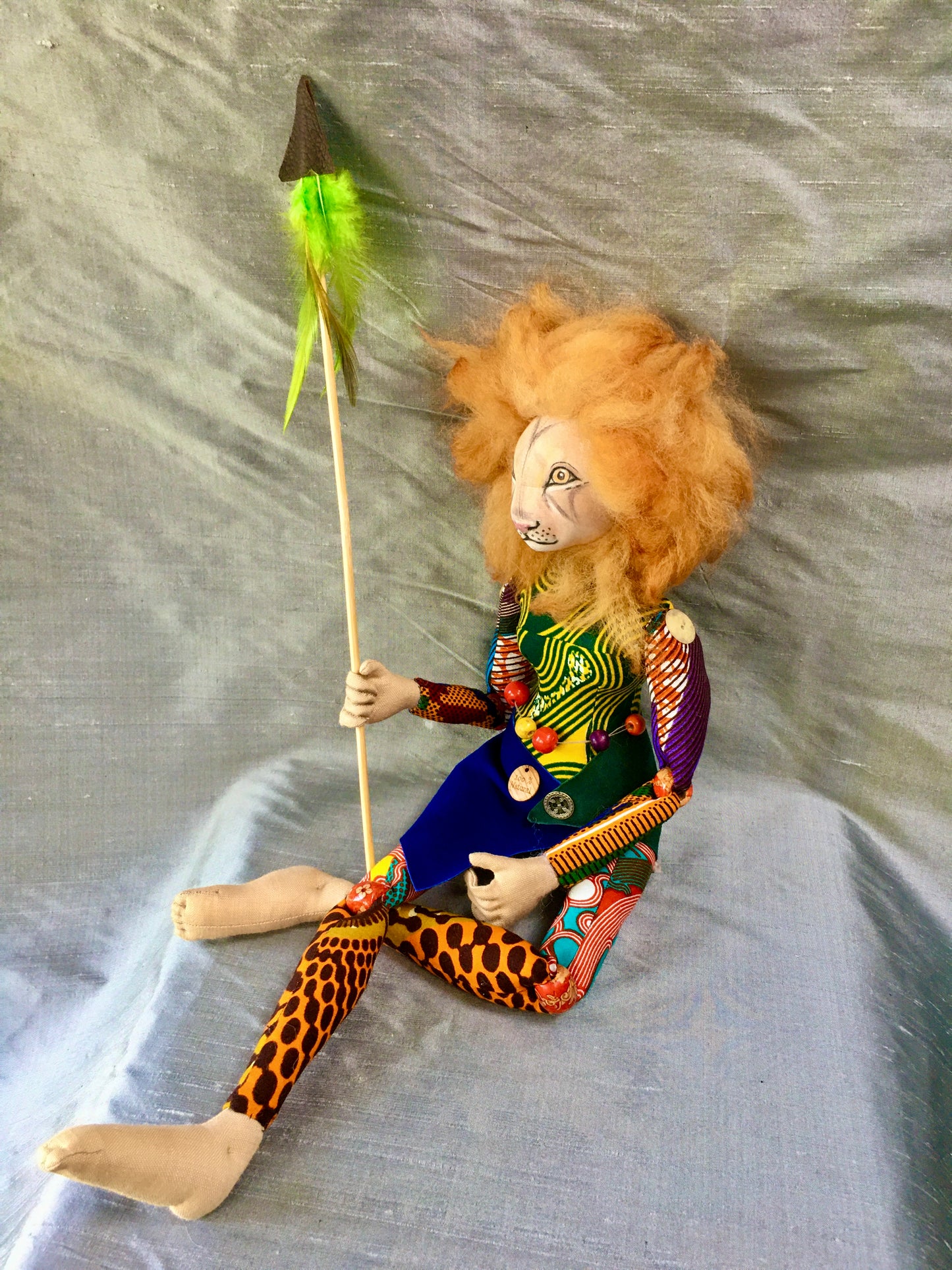 KIARA - SAFARI GIRL doll made by Jan Horrox