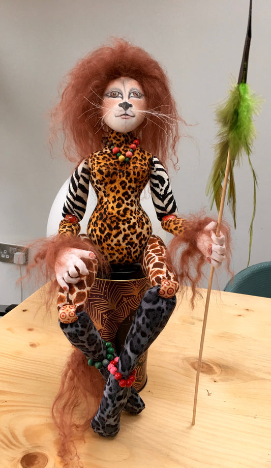 Safari Girl - new doll made December 2017