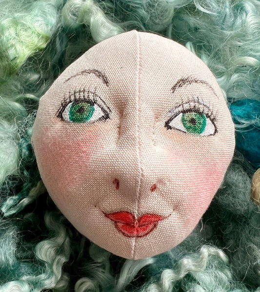 Doll Head cloth made by Jan.  01/24