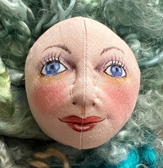 Doll Head cloth made by Jan.  0/24