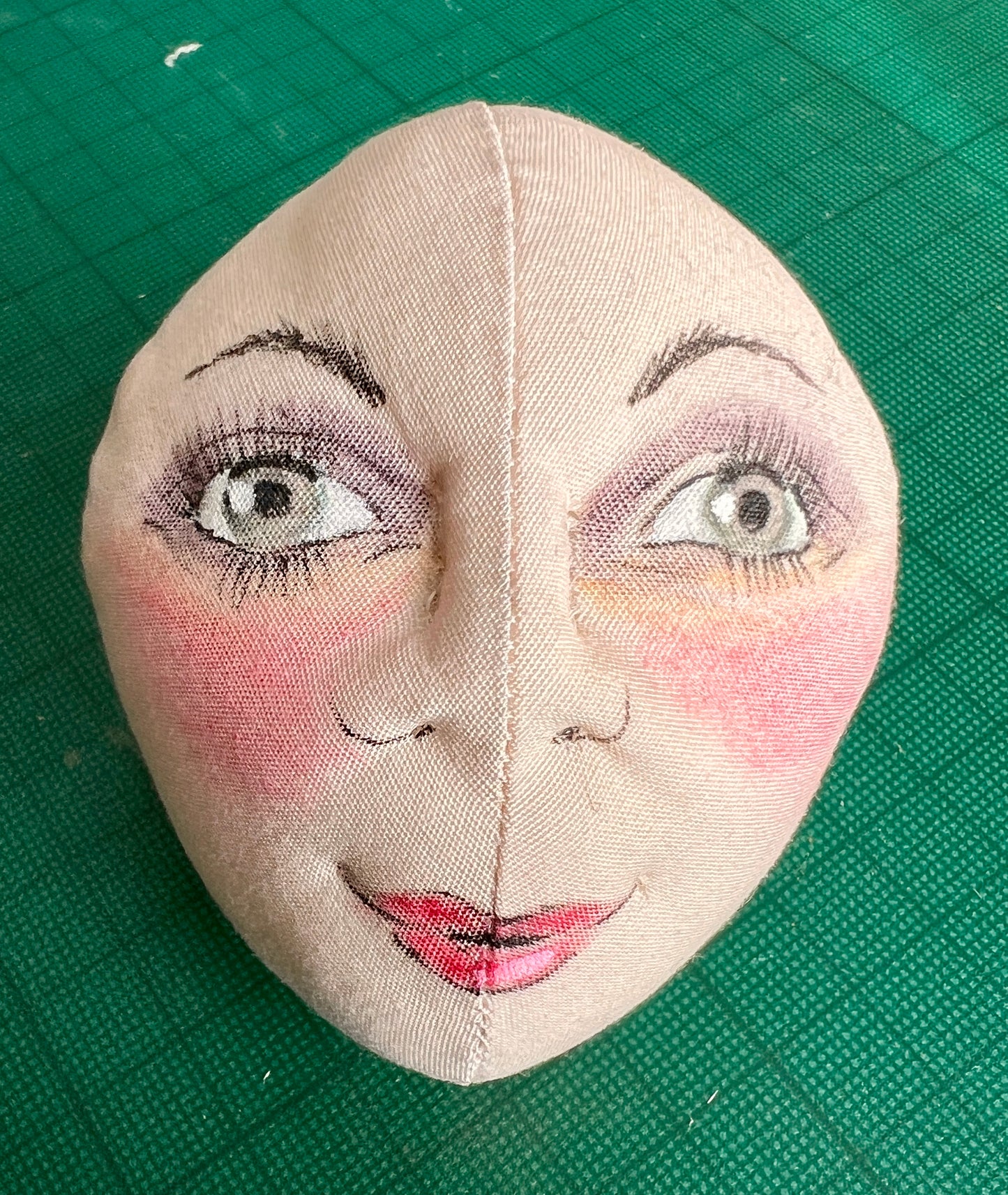 Cloth Doll Head made by Jan  33/24