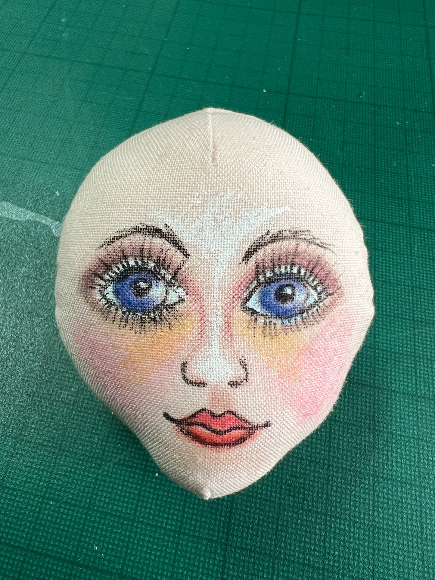 Doll Head Flat Face made by Jan Horrox 3/F/24