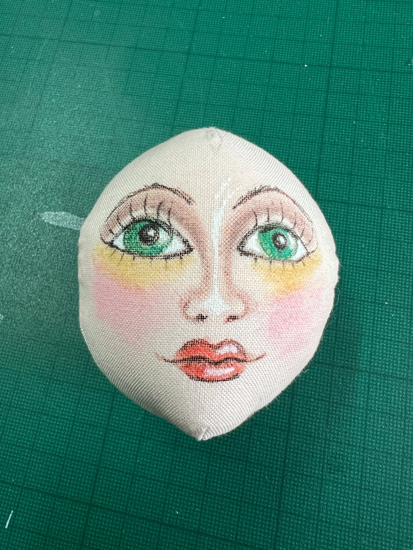 Doll Head Flat Face made by Jan Horrox 4/F/24