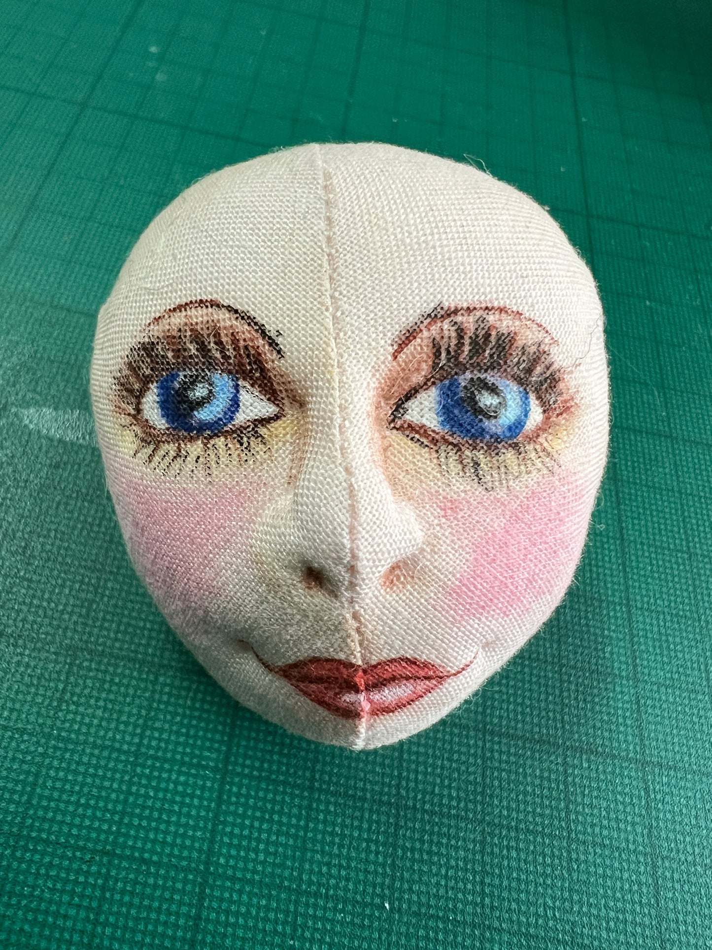 Doll Head Cloth made by Jan Horrox  36/24