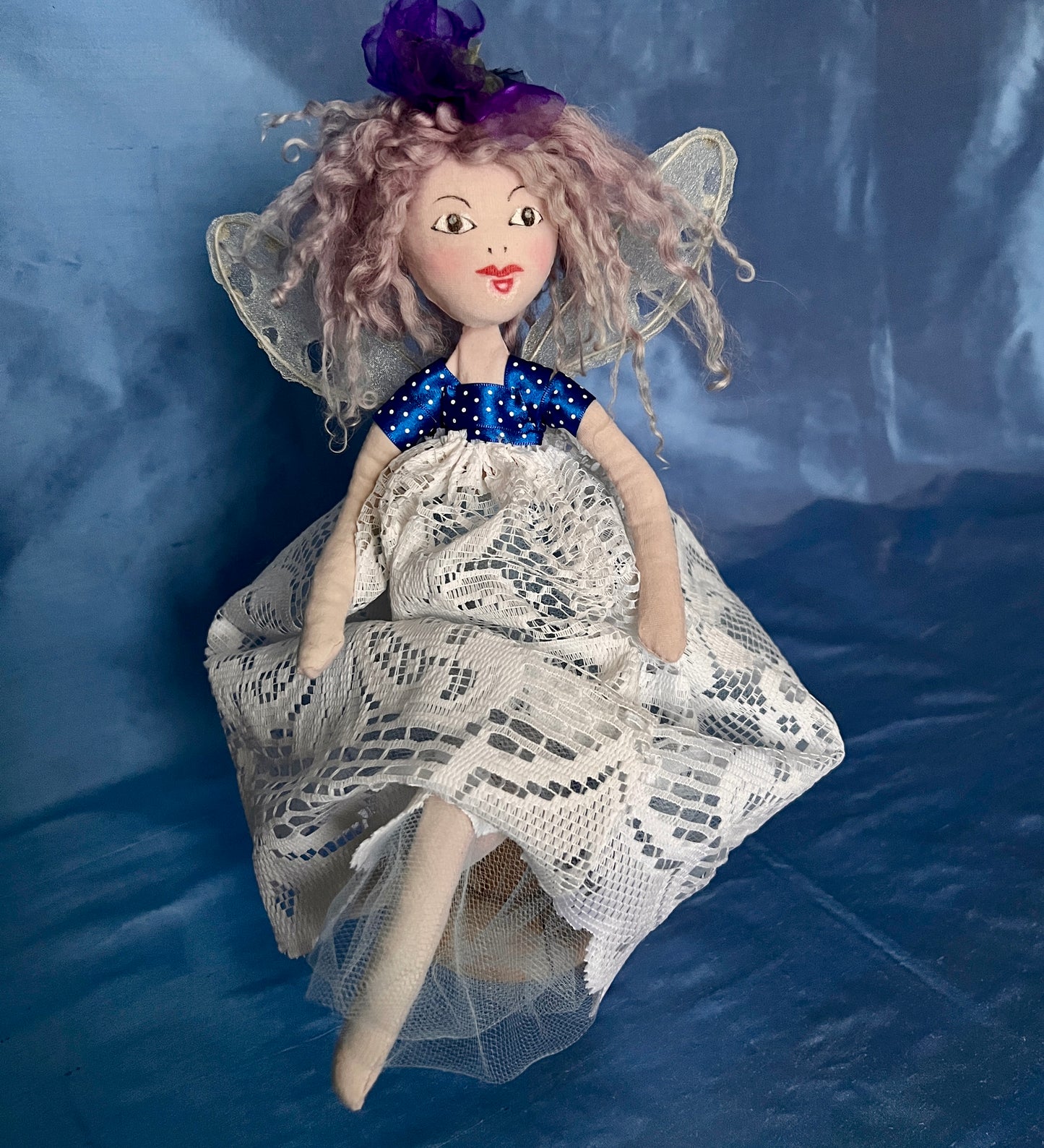 SKY - an OOAK fairy doll made by Jan Horrox.