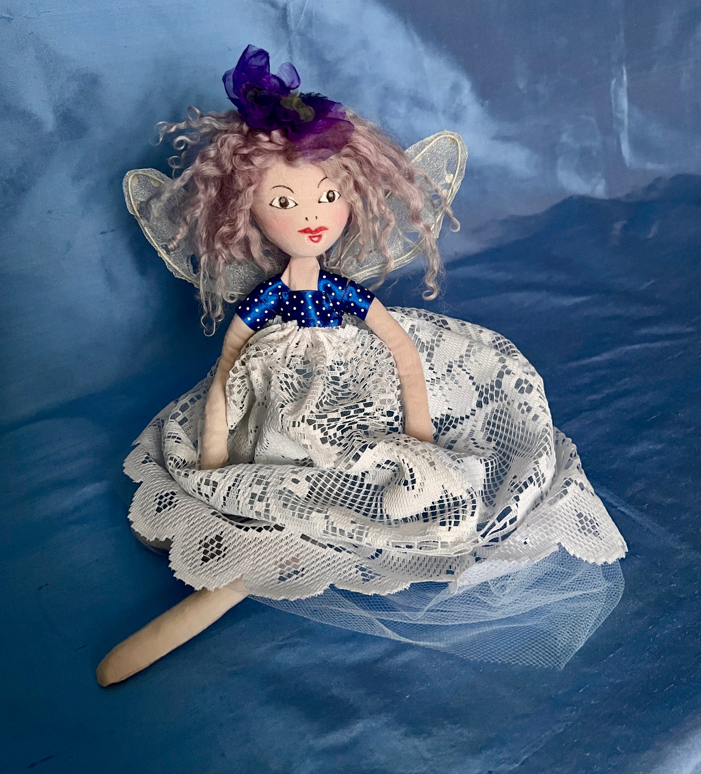 SKY - an OOAK fairy doll made by Jan Horrox.