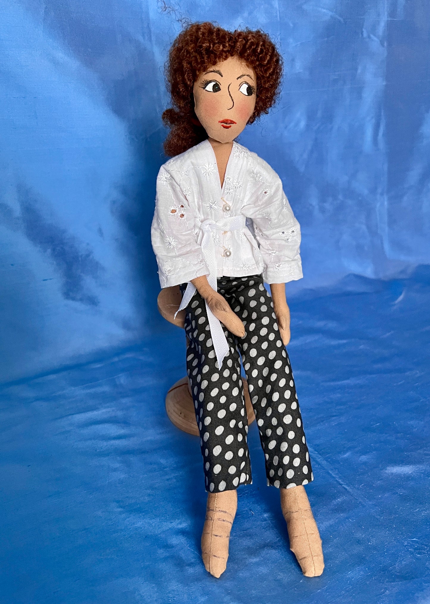 DELIA - an OOAK doll made by Jan Horrox