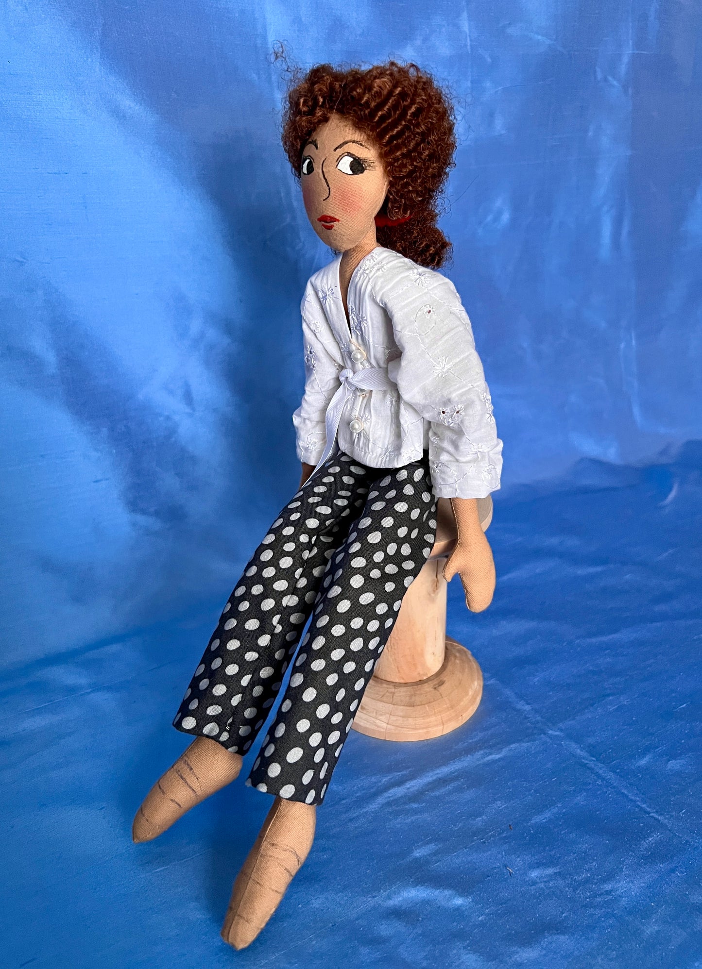 DELIA - an OOAK doll made by Jan Horrox