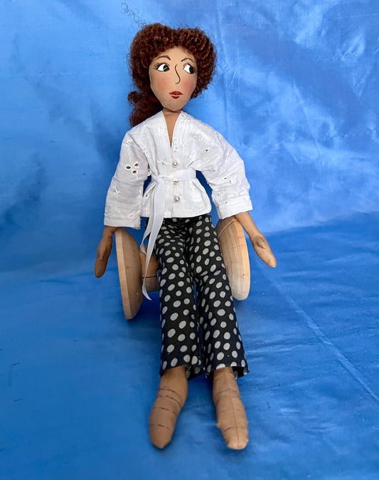 DELIA - an OOAK doll made by Jan Horrox