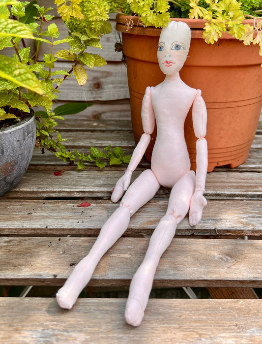 Doll body and head -