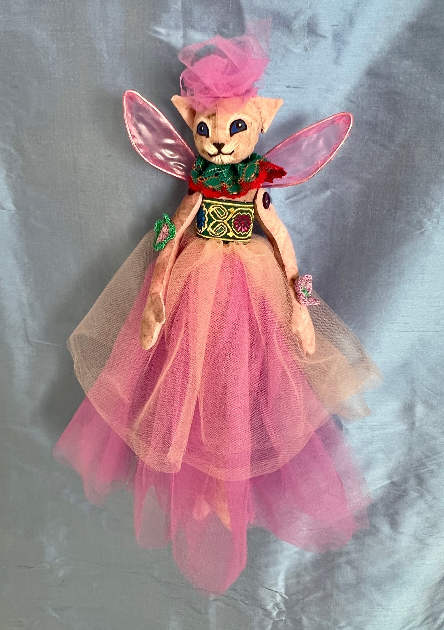 Fairy Kitty Pink made by Jan Horrox