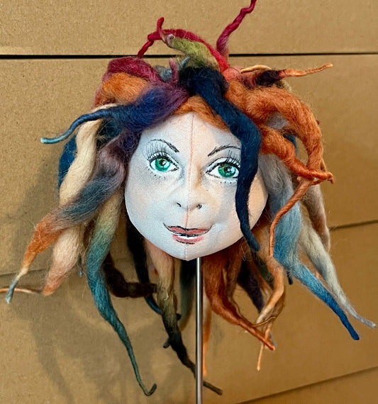 Doll Head Cloth made by Jan Horrox. 10/26