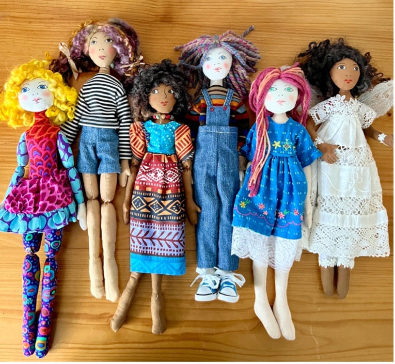 MAKE A DOLL IN A DAY printed pattern