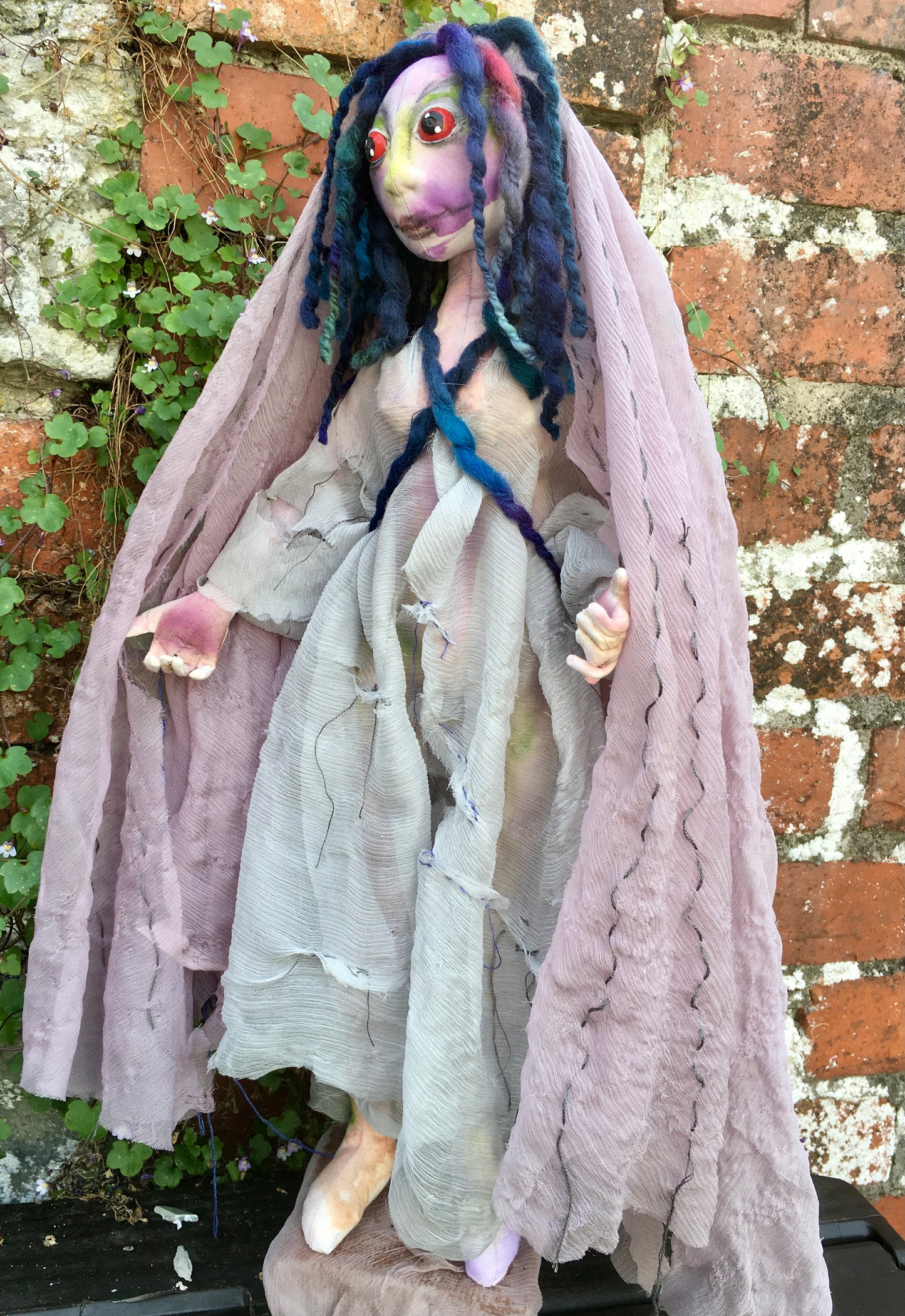Spooky Spectre Halloween doll by Jan Horrox