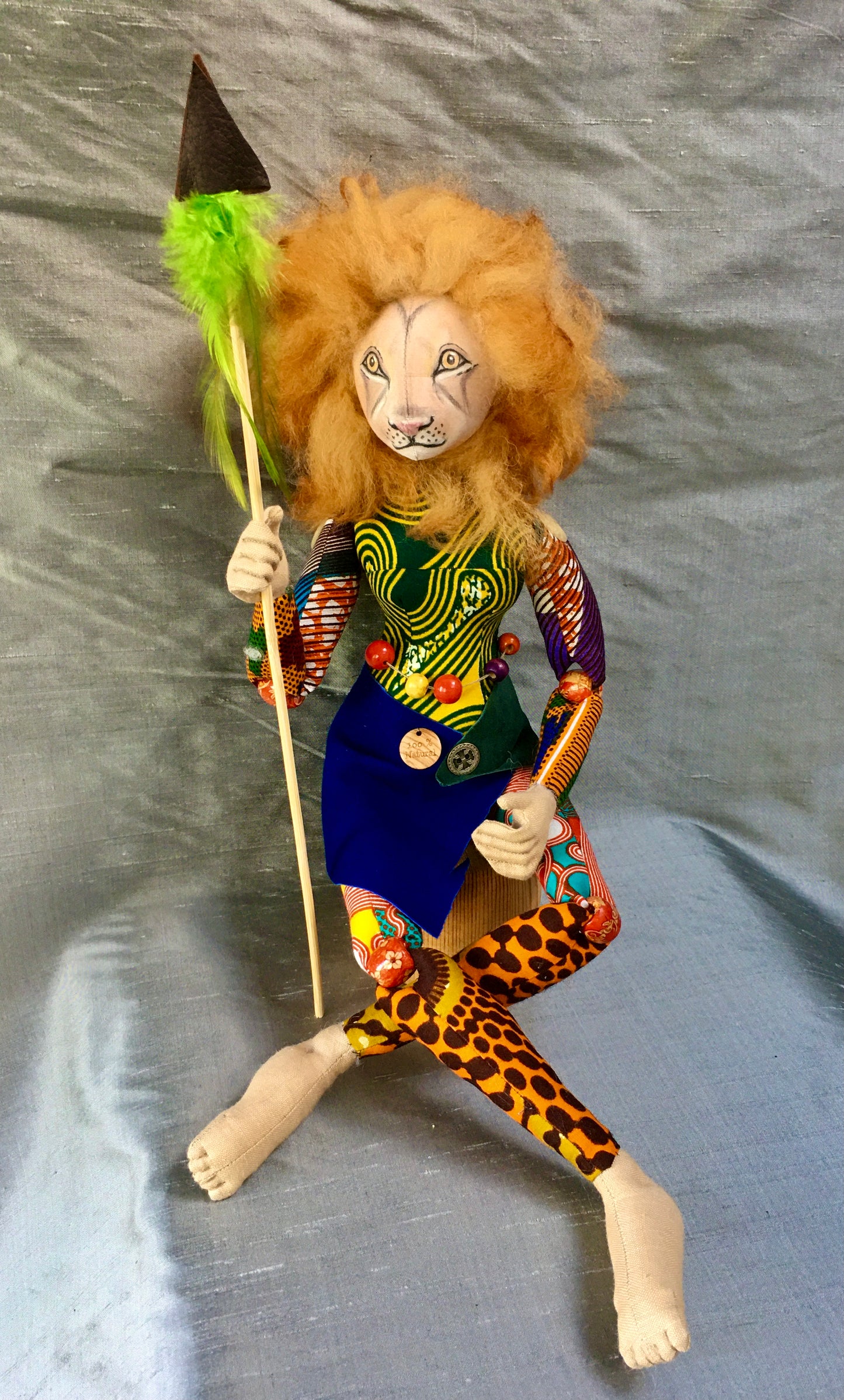 KIARA - SAFARI GIRL doll made by Jan Horrox
