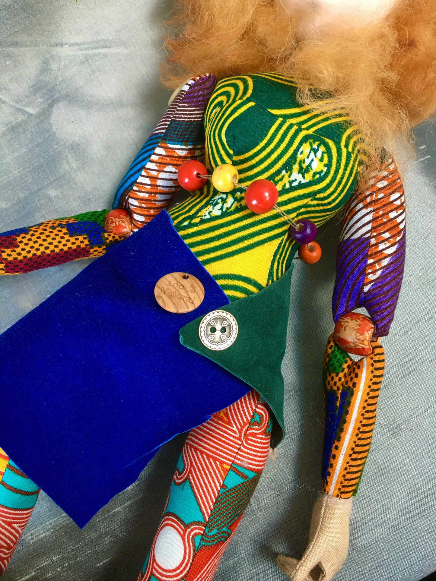 KIARA - SAFARI GIRL doll made by Jan Horrox
